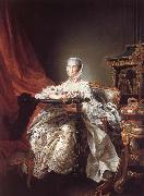 Francois-Hubert Drouais Madame de Pompadour Sweden oil painting artist